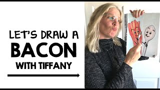 How to Draw a Bacon Art Lesson in ASL [upl. by Felder]