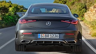 NEW MercedesBenz CLE Coupé AMG Line 2024  Driving Exterior Interior amp Powertrains [upl. by Oribel]