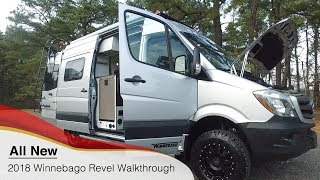 Walk Through 2018 Winnebago Revel 44E 4x4 4wd Short Mercedes Sprinter Off Road [upl. by Uriisa99]