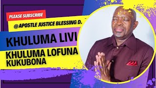 KHULUMA LIVI KHULUMA LOFUNA KUKUBONA  Apostle Justice  Siswati Sermon  FRI 04 OCT 2024 [upl. by Farrar]