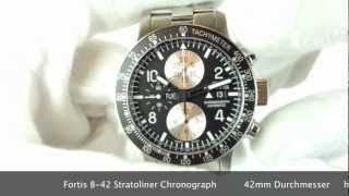 Fortis B42 Stratoliner Chronograph Automatik 6651011 M wwwolfertco [upl. by Vasilek383]