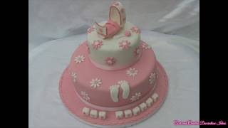 Cool Christening Cake Design Decorating Ideas [upl. by Enirehtacyram198]