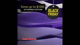 2024 Black Friday at Best Mattress  Save up to 1000 on a Purple Mattress and Base 15sq [upl. by Darice556]