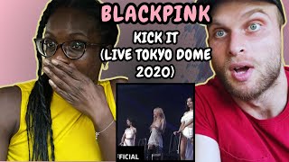 BLACKPINK  Kick It Reaction Live at Tokyo Dome 2020  FIRST TIME HEARING KICK IT [upl. by Eimme]