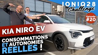 Essai conso Kia Niro EV  mieux que la eNiro  Ioniq 28 challenge [upl. by Lorine]