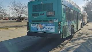 Boise valley ride Gillig low floor city bus  705 having issues at Town Square Mall [upl. by Gnauq861]