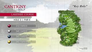 Cantigny Golf Club Lakeside Hole 3 [upl. by Tonia526]