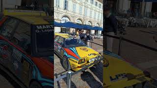 4 Versions Rally Lancia Delta Salone auto Turin 2024 [upl. by Koffman648]