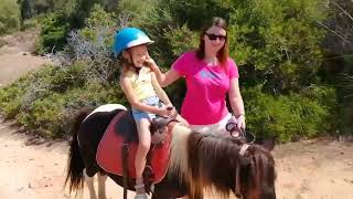 Royal Son Bou Family Club Menorca  A nice and fun pony ride [upl. by Blanch]