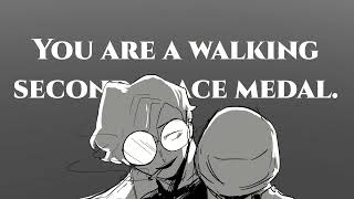 quotYou are a walking second place medalquot  Dream SMP animatic [upl. by Hsirrehc]