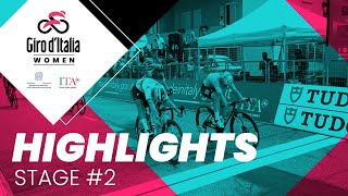 Giro dItalia Women 2024  Stage 2 Highlights [upl. by Tella]