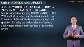 English for 2nd PU Romeo and Juliet [upl. by Miehar]