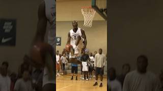 Julius Randle dunking after game at LeBron James Skills Academy [upl. by Buehrer673]