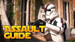 HOW TO USE ASSAULT CLASS  Star Wars Battlefront 2 Class Guide [upl. by Setsero]