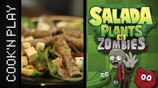 Cook n Play 10  Salada Plants vs Zombies [upl. by Htennek]