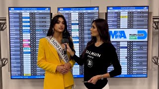 Miss Universe Israel Tells Us About a Surprising Sash Incident at event at the Four Seasons [upl. by Hey]