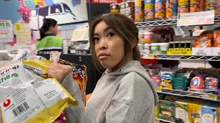 GOING TO THE KOREAN STORE HMART BUYING EVERY ASIAN SNACK [upl. by Eiromem299]