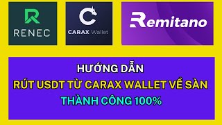 Hướng dẫn Swap Renec sang usdt và rút usdt từ ví Carax Wallet về sàn  Dungcrypto [upl. by Esya]