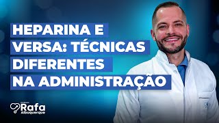 Como administrar Heparina e Versa®️ entenda a diferença [upl. by Scotney]