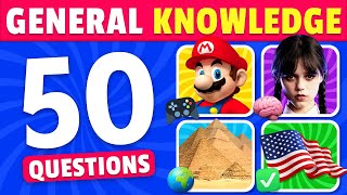 QUIZ How Good Is Your General Knowledge 🧠📚🤓 How Smart Are You [upl. by Rednasxela]