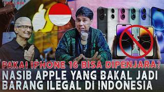 IPHONE 16 DIANGGAP ILEGAL DI INDONESIA  YANG PAKAI BISA DIPENJARA [upl. by Aihseym794]