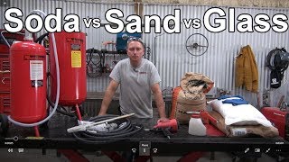 Soda vs Sand vs Glass Blasting  Redline Nova Build Video 9 [upl. by Abra]