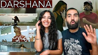 🇮🇳 REACTING TO DARSHANA Soooo cute 🥰  Darshana  Official Video Song  Hridayam REACTION [upl. by Vevina]