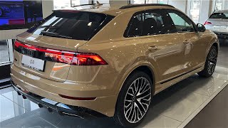 NEW Audi Q8 Facelift 2024 quattro 50 TDI  Visual review [upl. by Hnahc755]