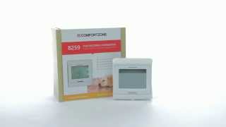 How to wire up the Comfortzone touchscreen thermostat  8259 [upl. by Avon]