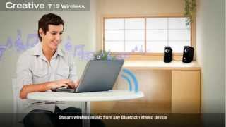 Creative T12 Wireless Stereo Bluetooth Wireless Speakers Product Demo [upl. by Acireh]