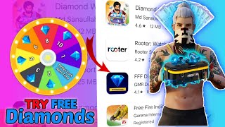 Trying Free Fire Diamond 💎 App  Got Unlimited Diamond 🔥  Garena Free Fire [upl. by Sliwa]