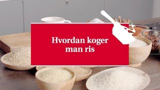 Hvordan koger man ris  Karolines Køkkenskole [upl. by Nylodnew]