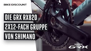 Shimano GRX RX820 2x12 fach Gruppe [upl. by Litch]