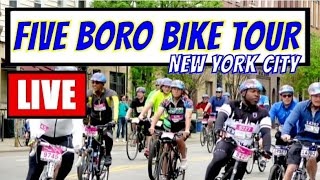 🚴‍♀️ FIVE BORO BIKE TOUR New York 🚴‍♂️ LIVE NYC TD Bank 5 Boro Bike Tour New York City [upl. by Ahern]