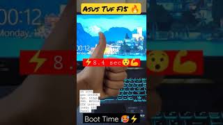 ASUS TUF F15🔥  Gaming Laptop 💻 BOOT TIME TEST🥵  asustufgaming asus  Amazon great Indian Sale🤩 [upl. by Hnad]