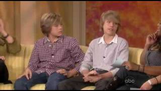 Dylan And Cole Sprouse On The View Interview 2008 [upl. by Schilling]