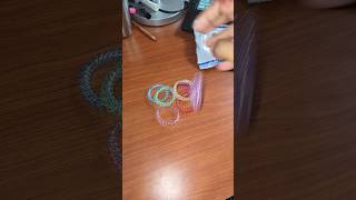 unboxing spiral hair ties telephone chord ties flipkart shopping [upl. by Jermain982]