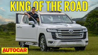 Toyota Land Cruiser LC 300 review  King of the road  First Drive  Autocar India [upl. by Azitram]