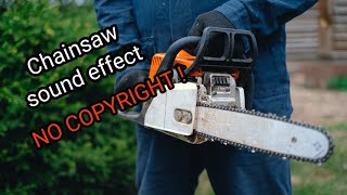 Grinding Chainsaw sound effect for video no copyright [upl. by Tildie]