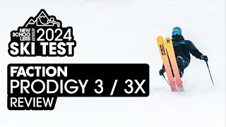 Why should you buy the 202324 FACTION PRODIGY 3  3X this season Newschoolers Ski Test Review [upl. by Silberman445]