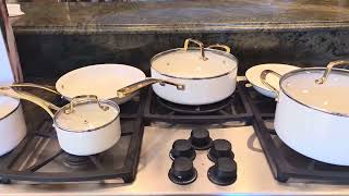 Martha Stewart Lockton Premium Nonstick PFA Free Ceramic Interior 10 Piece Review [upl. by Kiah]