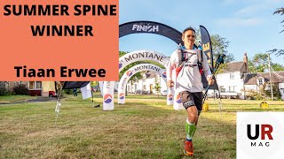 South African Tiaan Erwee smashed the course record for the full Summer Spine race [upl. by Mariken]