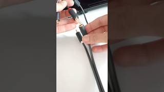 This is how to use the RCA cable on this Dell laptop  find out here shorts [upl. by Annavas]