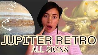 Jupiter Retrograde  Vedic Astrology  All Signs [upl. by Enamart]