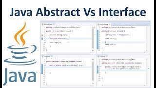 Java Abstract Class Vs Interface [upl. by Wren]