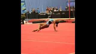 Simone Biles  Floor Music 2014 Official [upl. by Aidekal788]