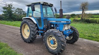 Ford 6610 4wd tractor [upl. by Yetsirhc231]