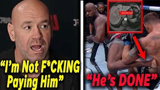 Dana White RESPONDS To Jon Jones Demands and Doctor REVEALS Stipe Miocic Liver Injury [upl. by Alios888]