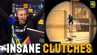 INSANE CLUTCHES ESL PRO LEAGUE⭐ CS2 2024 Highlights [upl. by Namrac557]