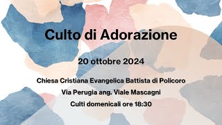 Culto di Adorazione  Policoro [upl. by Anafetse428]